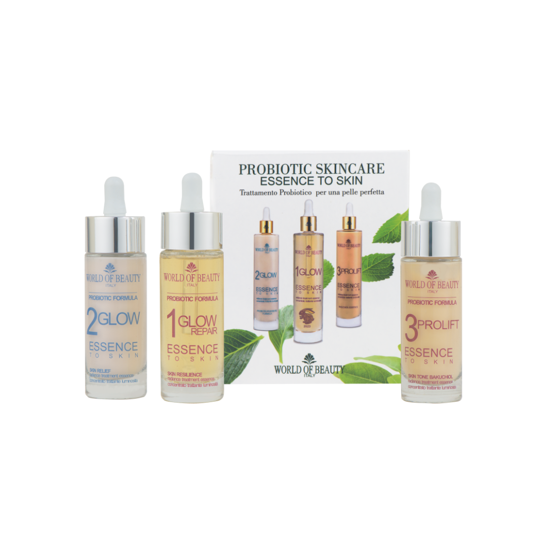 Essence to Skin Trio – Probiotic skincare for a balanced & radiant complexion.